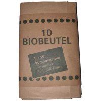 Müllbeutel kompostierbar Bio-Abfallbeutel 20 + 16 x...