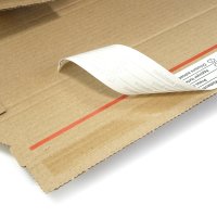 Buchverpackung mit Aufreißperforation 380 x 295 x 0-80 mm DIN B4